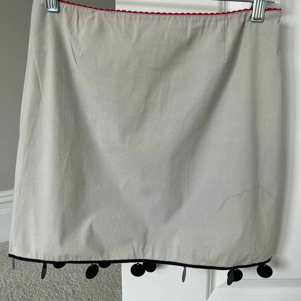 Rare Vintage Miu Miu Mini Skirt With Paillettes -… - image 7